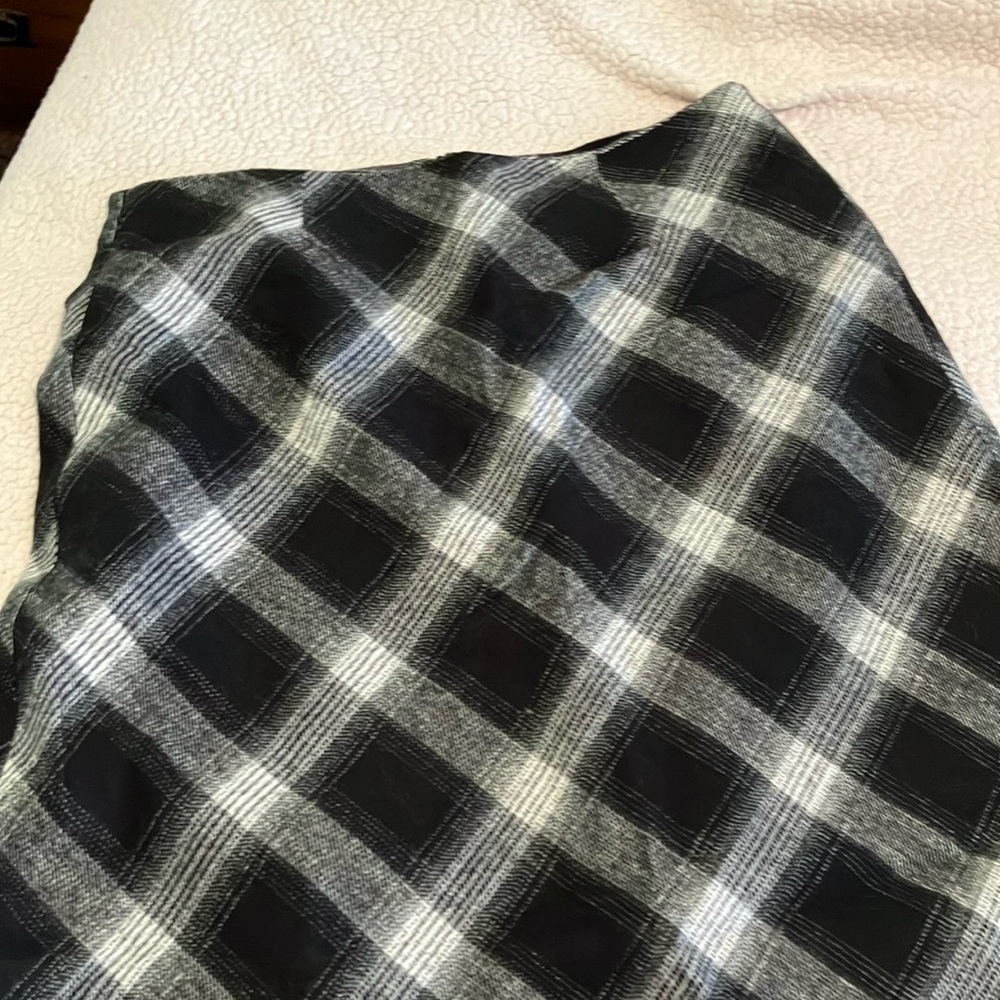 Cato Black and White A-Line Skirt
